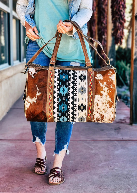 Duffle - Weekender Genuine Hide Travel Bag
