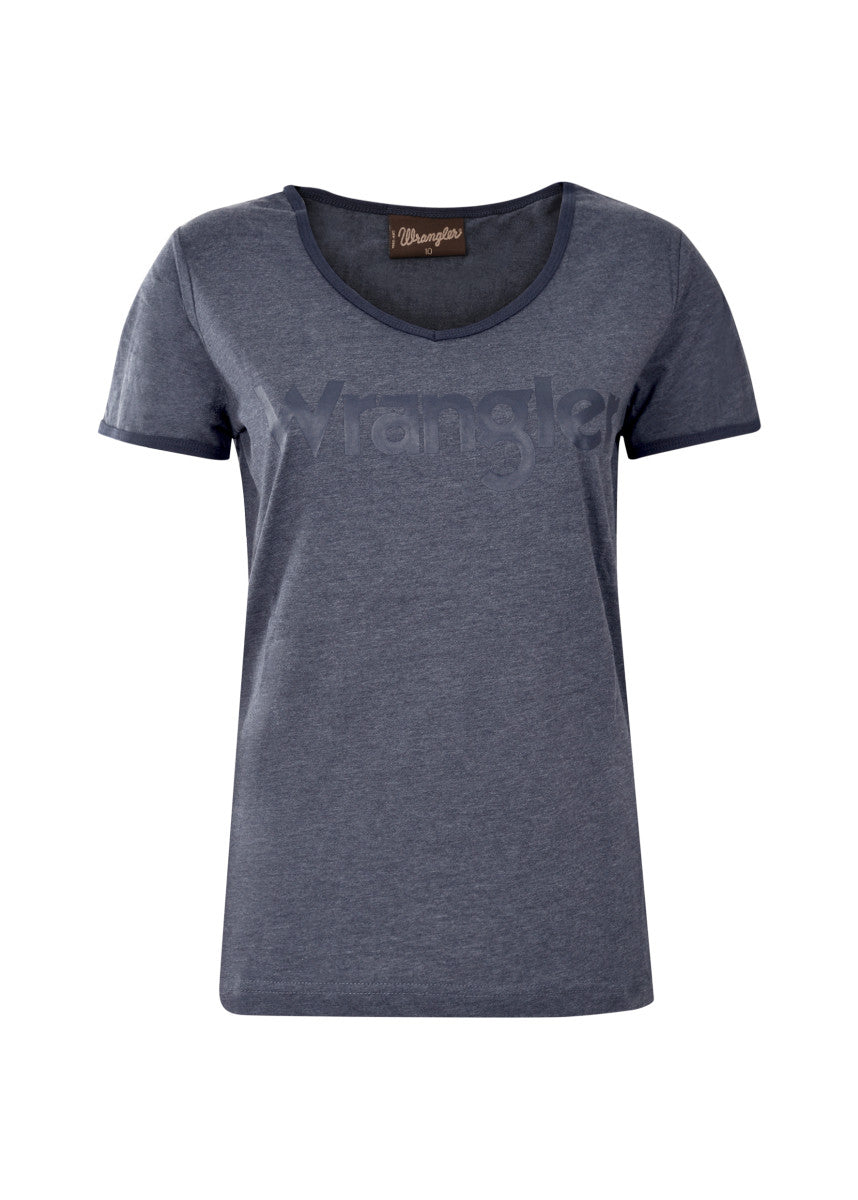 Wrangler Selina Denim Marle Tee