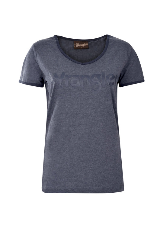 Wrangler Selina Denim Marle Tee
