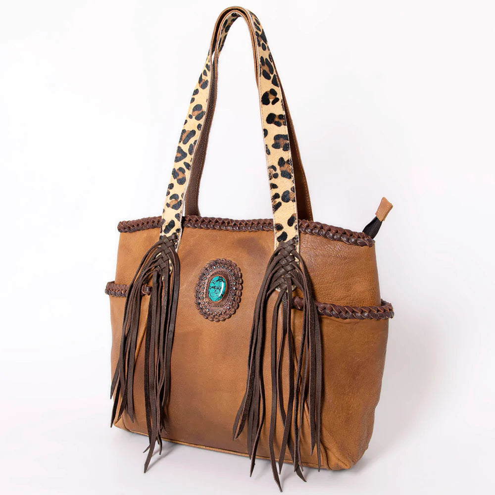 American Darling Genuine Leather  &  Turquoise Shoulder Bag