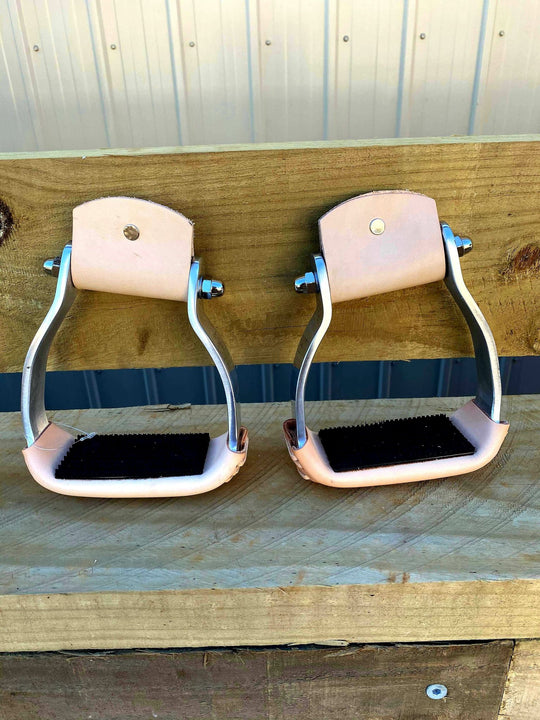 Stirrups - Angled Aluminium Stirrup Irons