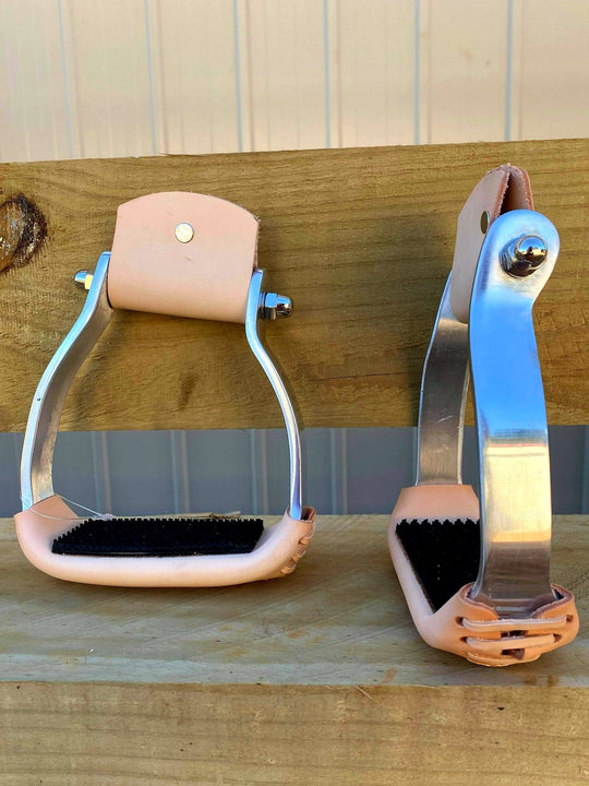 Stirrups - Angled Aluminium Stirrup Irons