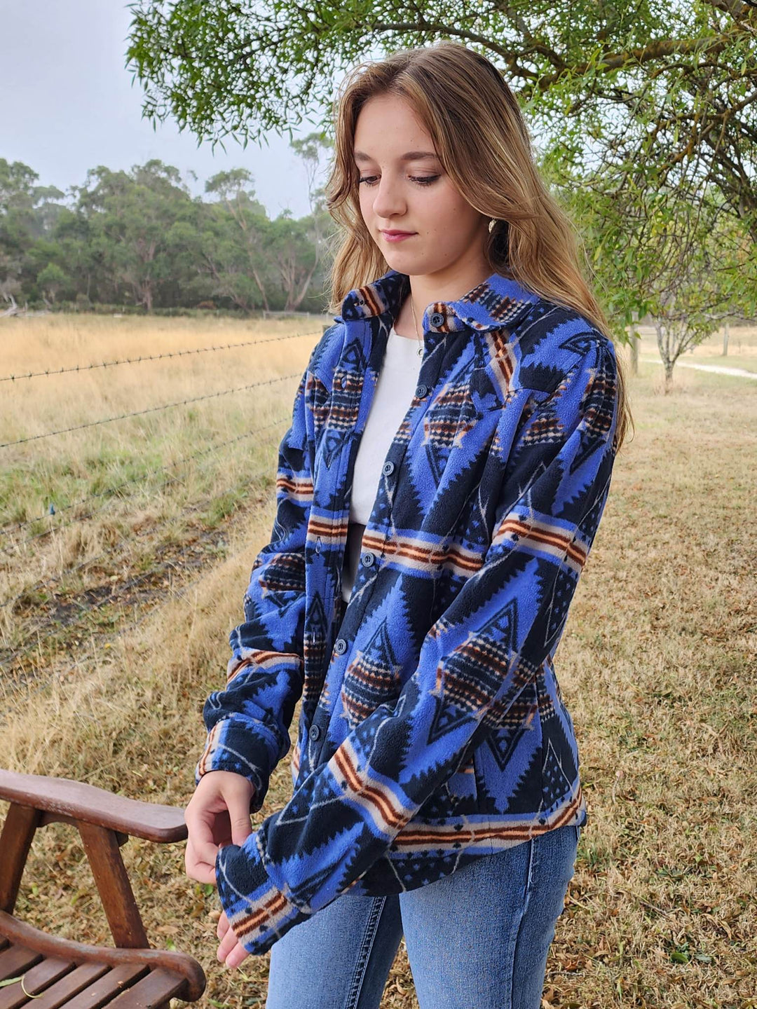 Outback Avery Big Shirt Fleece Jacket