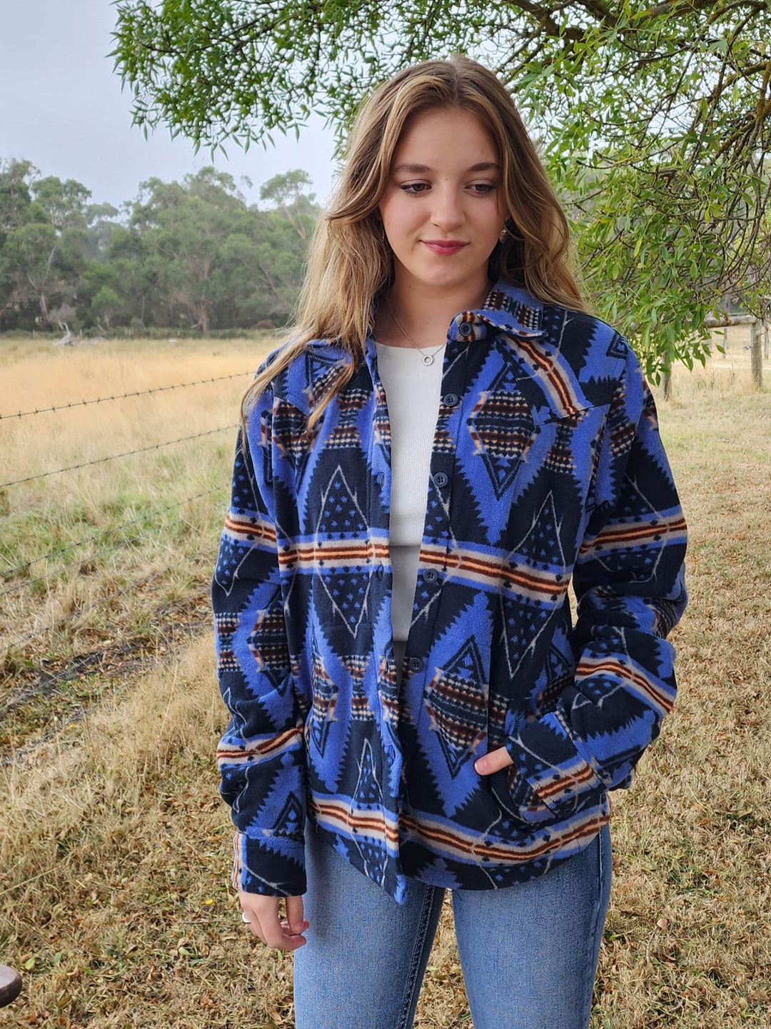 Outback Avery Big Shirt Fleece Jacket