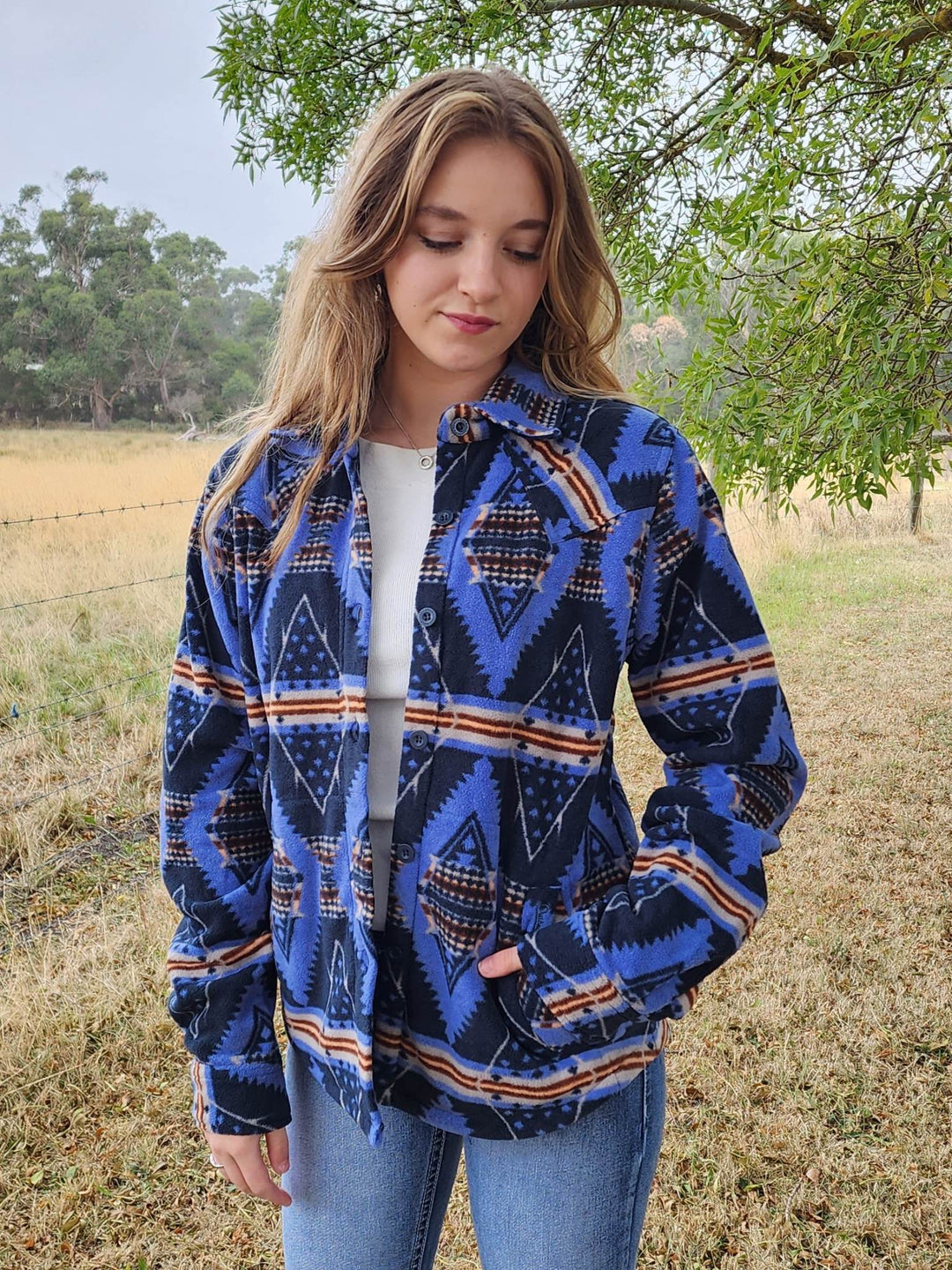 Outback Avery Big Shirt Fleece Jacket