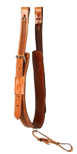 Back Rigging - Heavy Duty 3" Basketweave Leather Rigging Set
