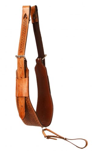 Back Rigging - Heavy Duty 5" Basketweave Leather Rigging Set