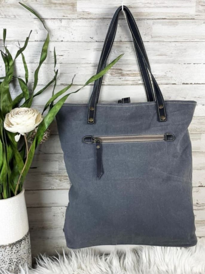 Western Hair on Hide Longhorn Tote