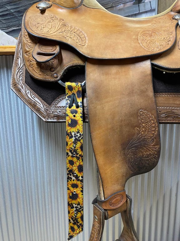 Billett - Western Billett  Tie Strap & Off Billett Set Sunflower