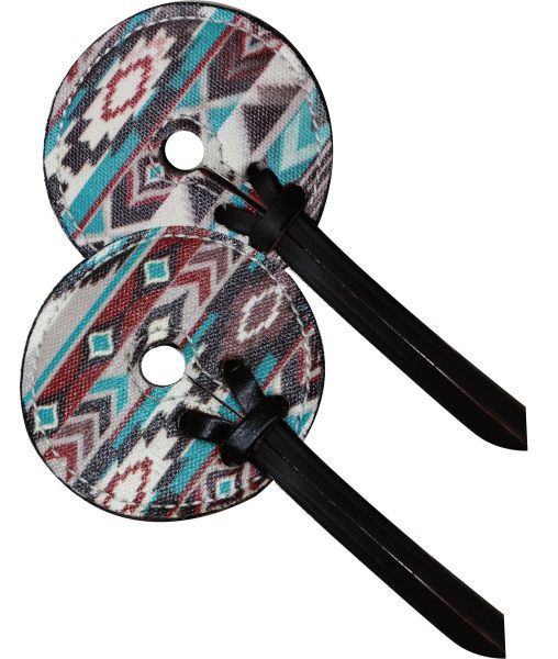 Bit Guard - Teal aztec Navajo diamond Bit Guards