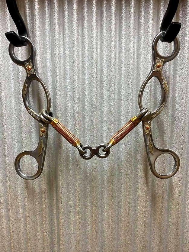 Bit -  Argentine snaffle with dogbone mouth 5.5"