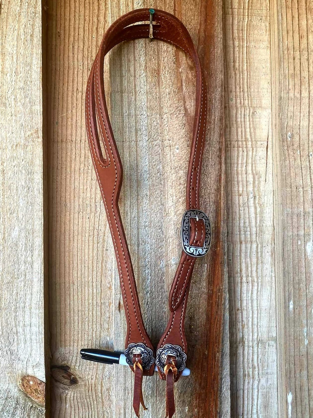 Western Bridle Show One Ear Slit High Quality Leather USA Made