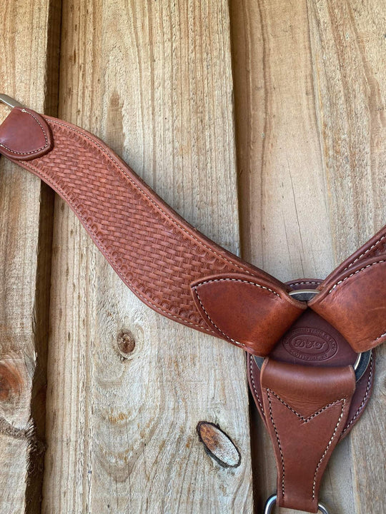 Breastcollar - High Quality Heavy Duty Contour Ranch Collar Basketweave