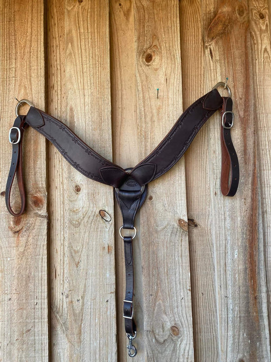 Breastcollar - High Quality Heavy Duty Contour Ranch Collar Barbwire