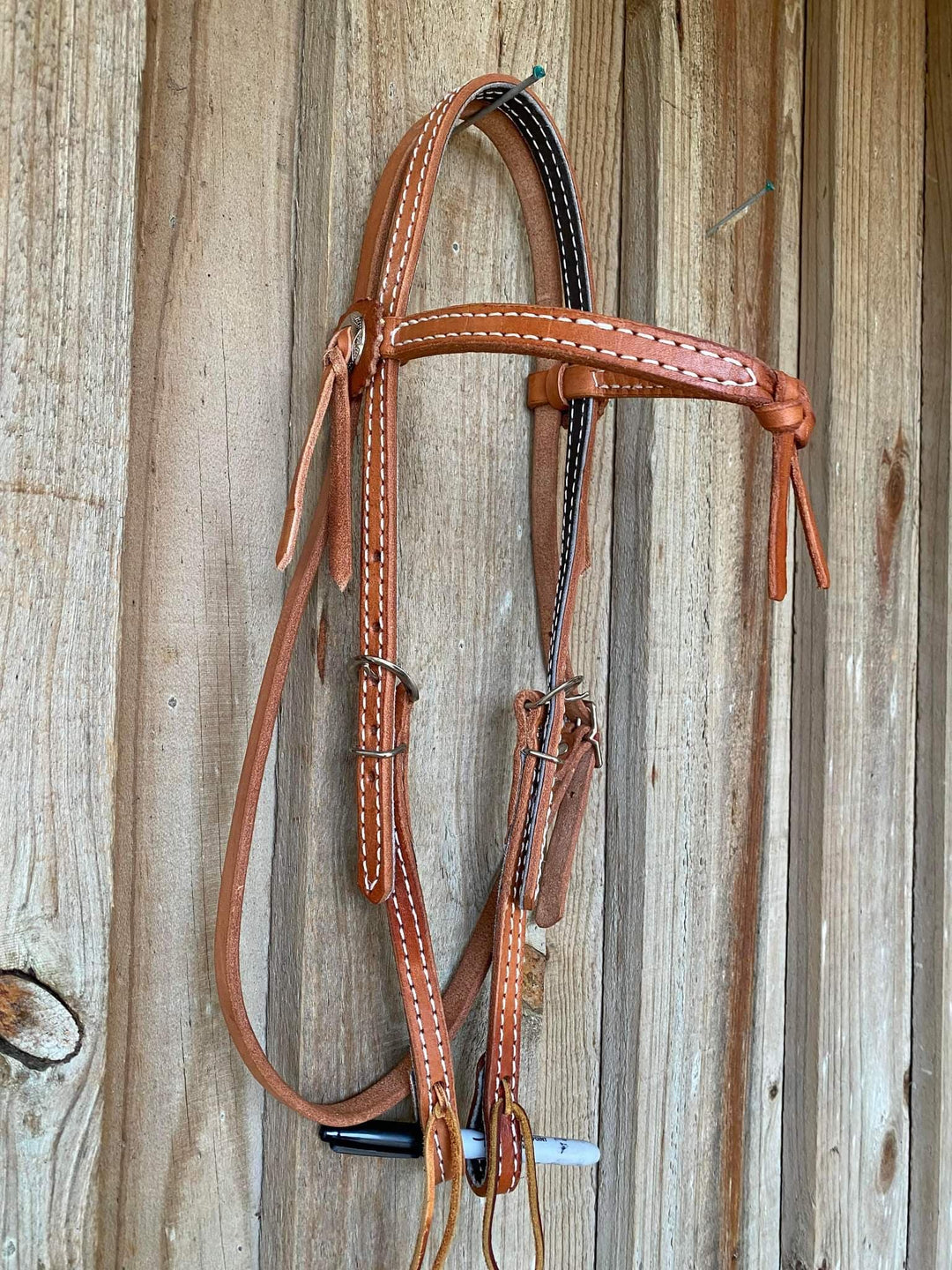 Western Bridle FUTURITY LIGHT OIL HEADSTALL W/ CONCHO ACCENTS