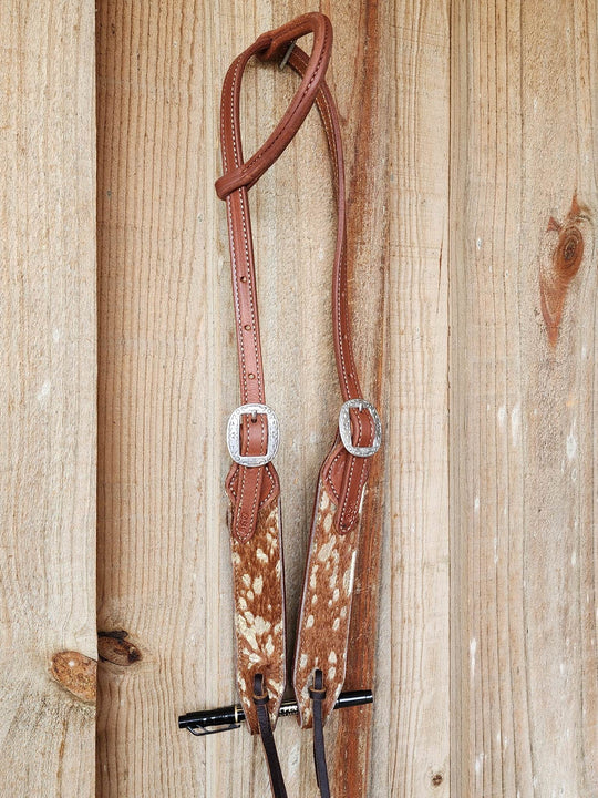 Western Bridle One Ear High Quality Leather Hair on USA Made