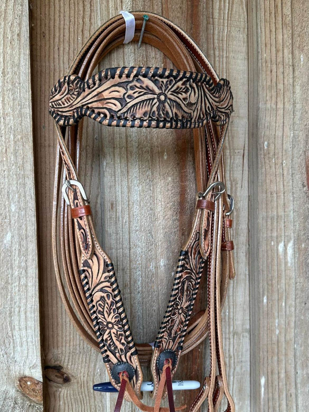 Western Tack Set - Browband Leather Bridle & Breastcollar Tack Set