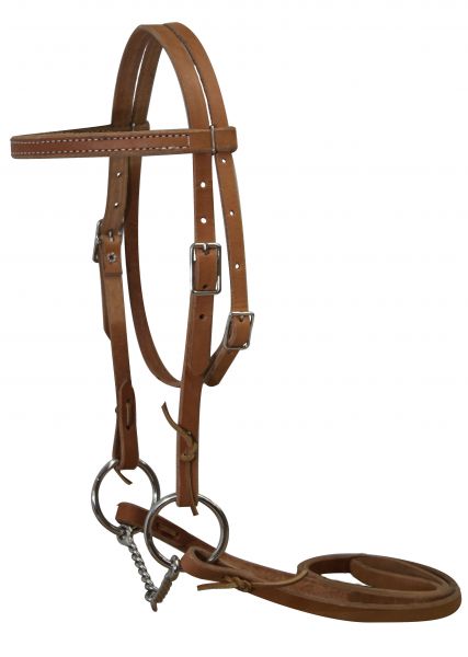 Western Bridle Weaver Bit Pony Headstall Complete Set Bridle, Bit and Reins