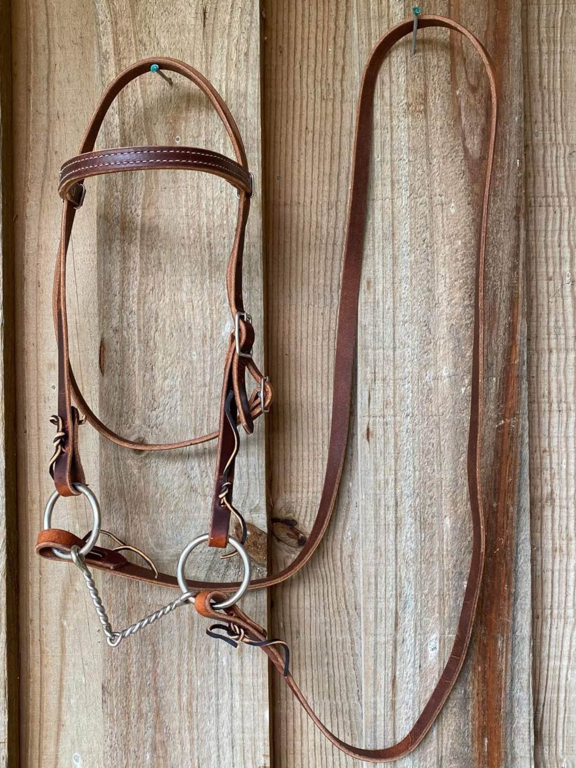 Western Bridle Pony Complete Set, Bit and Reins, Headstall
