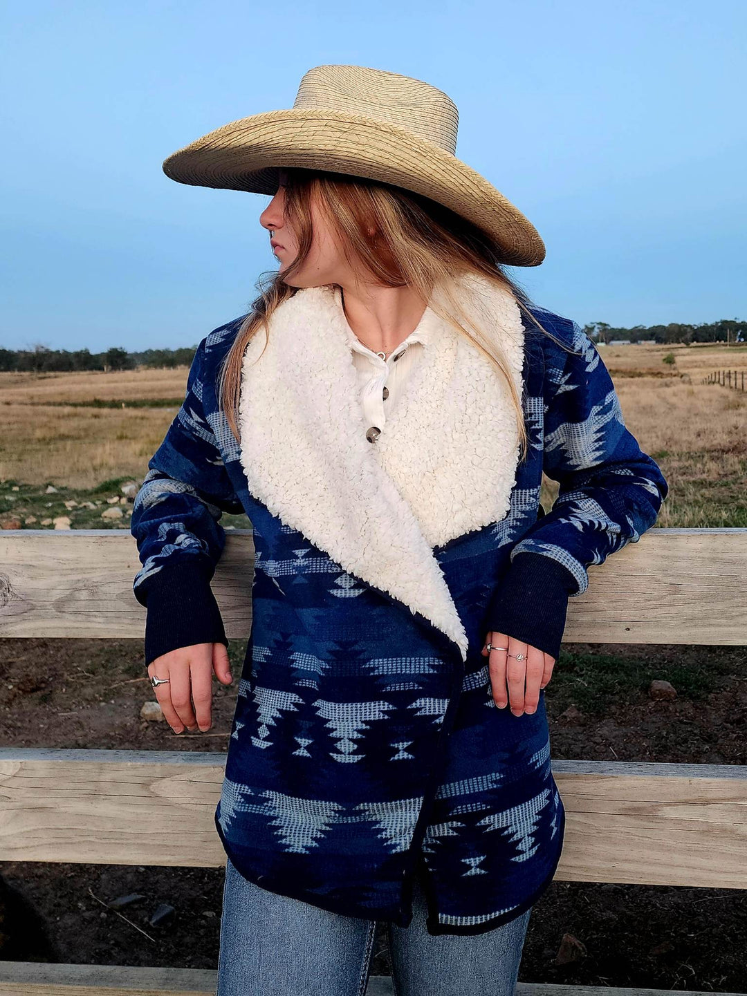 Pure Western Canyon Aztec Open cardigan  Jacket