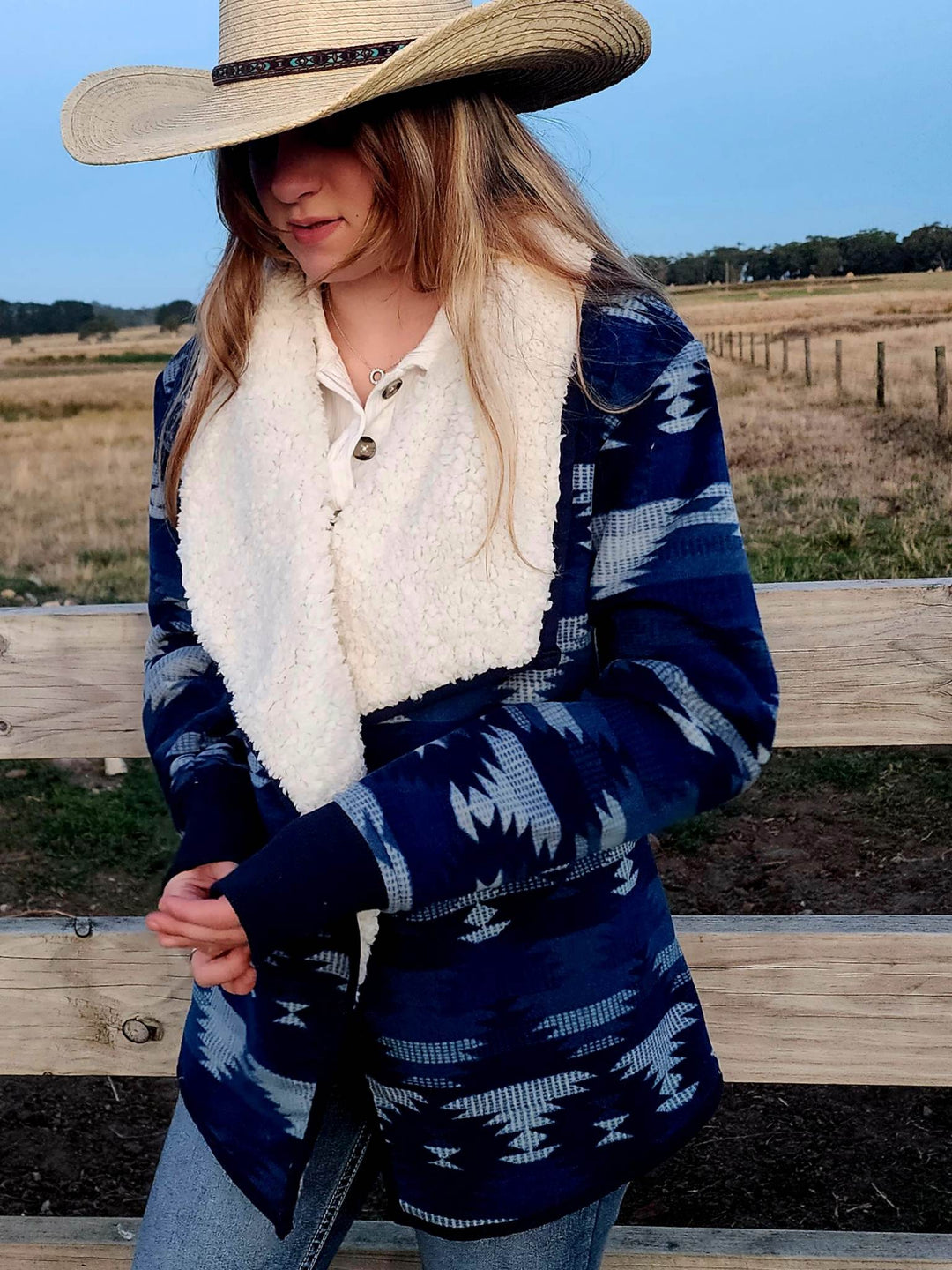 Pure Western Canyon Aztec Open cardigan  Jacket