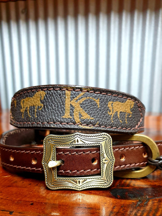 Collar - Klassy Cowgirl Leather Western Dog Collar Limited Edition