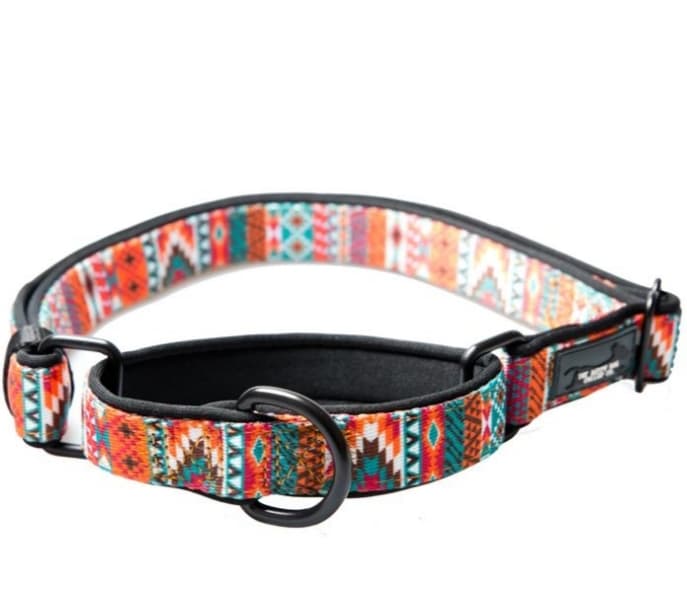 Dizzy Dog Collar Martingale Rustic Aztec