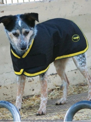 Wrangler Arnie 1200D Waterproof Dog Coat Black 10"