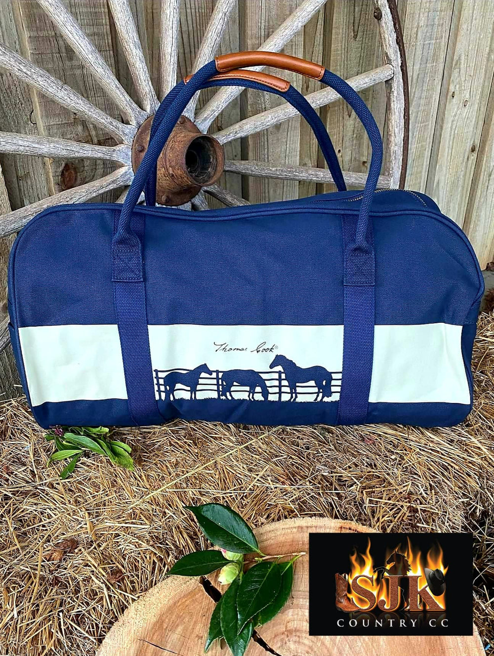 Duffle Bag - Thomas Cook Duffle Horse Print Overnight Bag