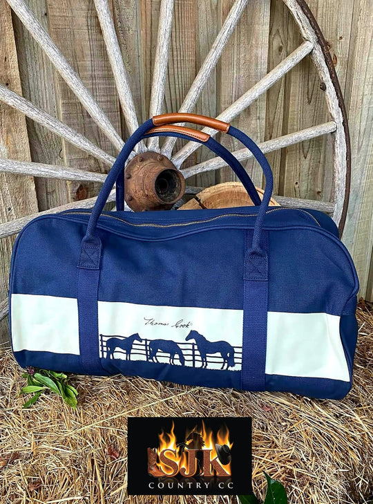 Duffle Bag - Thomas Cook Duffle Horse Print Overnight Bag