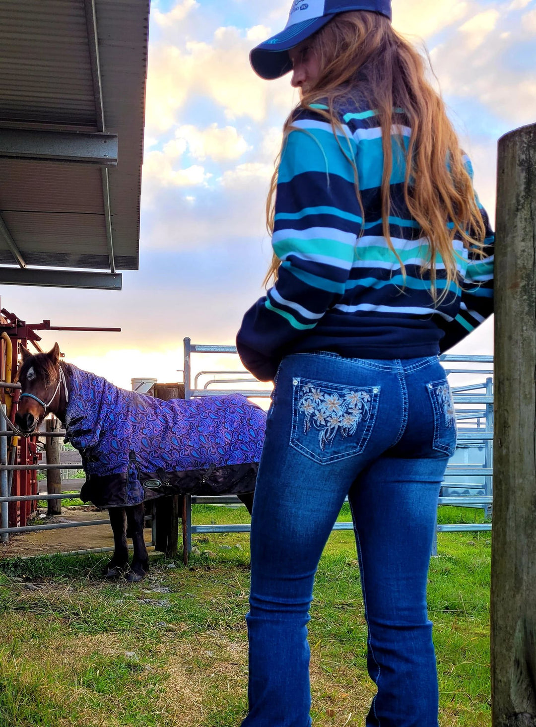 Outback Faith Mid Rise Stretchy Jeans