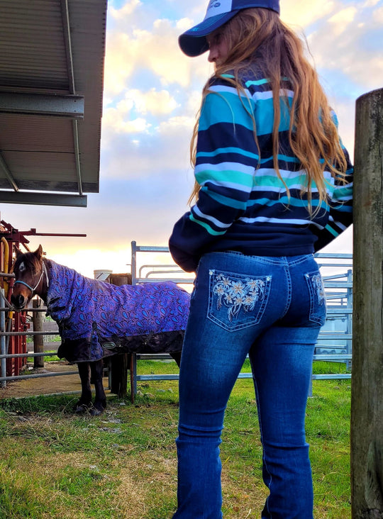 Outback Faith Mid Rise Stretchy Jeans