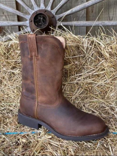 Twisted X Waterproof Roper Leather Cowboy Boots