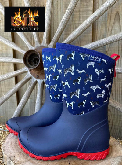 Thomas Cook Froggers Boot Dog Print Size 9