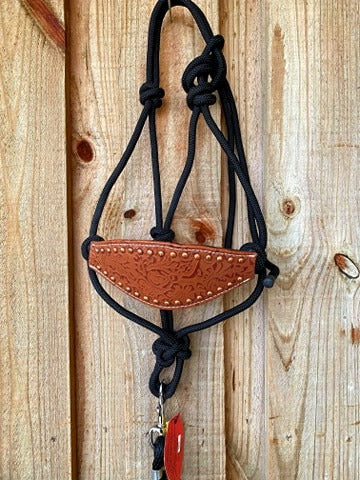 Halter Bronc - Cowboy  Bronc Style Rope Halter and Lead
