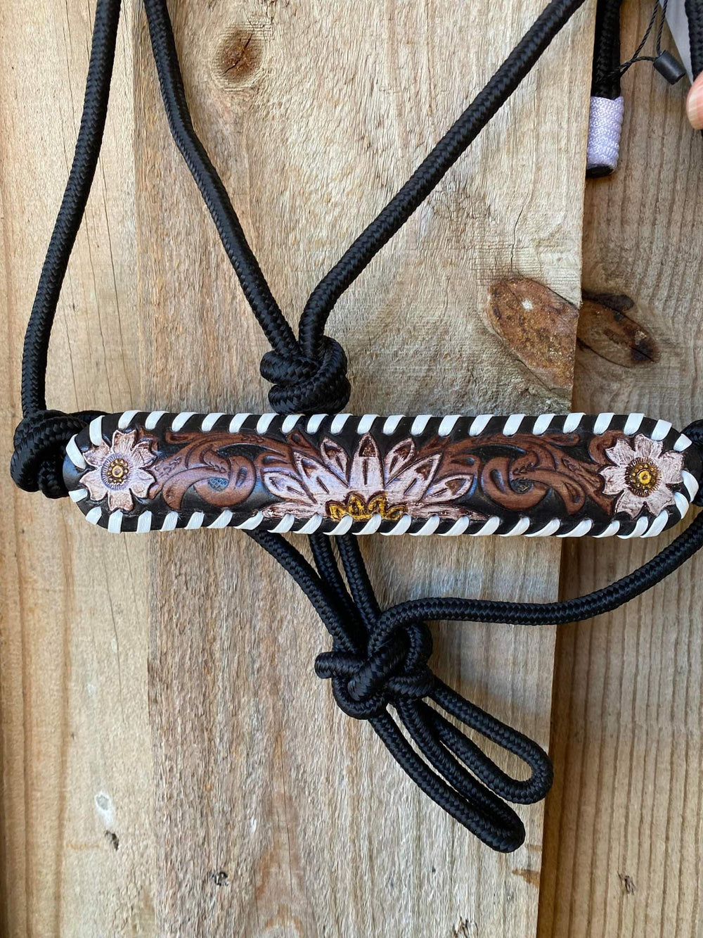 Halter - Rope Halter with Leather noseband