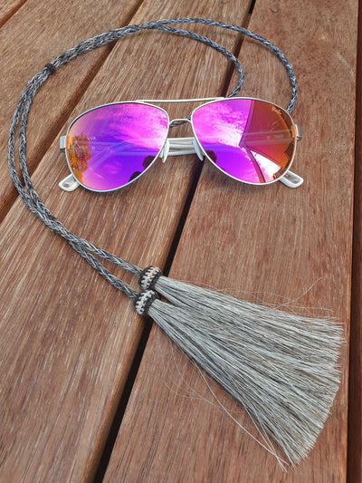 Genuine Horsehair Eye Glass Holder - For Reading glasses or Sunnies
