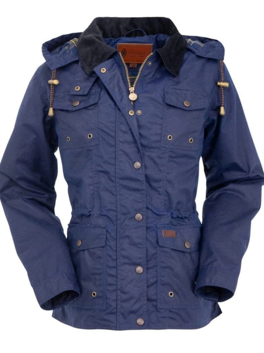 Outback Jillaroo Navy Oilskin Jacket