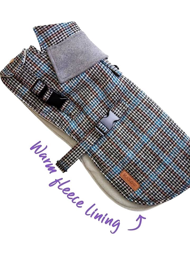Kazoo Pets Hemmy Tartan Winter Dog Coat