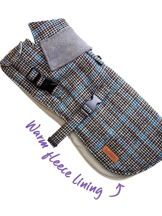 Kazoo Pets Hemmy Tartan Winter Dog Coat