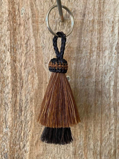 Gift - Genuine Horsehair Mule cut Key ring or Bag Charm