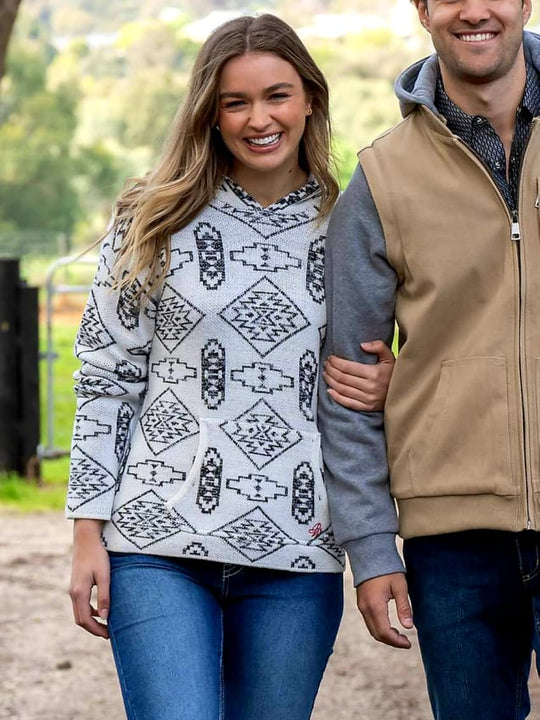 Pure Western Knitted Kim Pullover Hoodie Size 12,  18