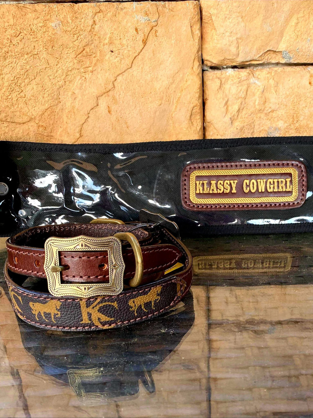 Collar - Klassy Cowgirl Leather Western Dog Collar Limited Edition