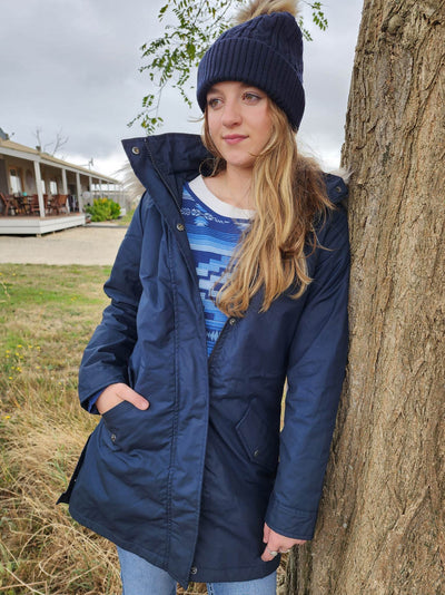 Outback Trading Luna Winter Jacket Navy - Waterproof  Size S or 1XL