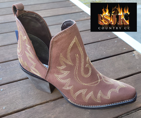 Bootie - Dixie Genuine Leather Fashion Boots