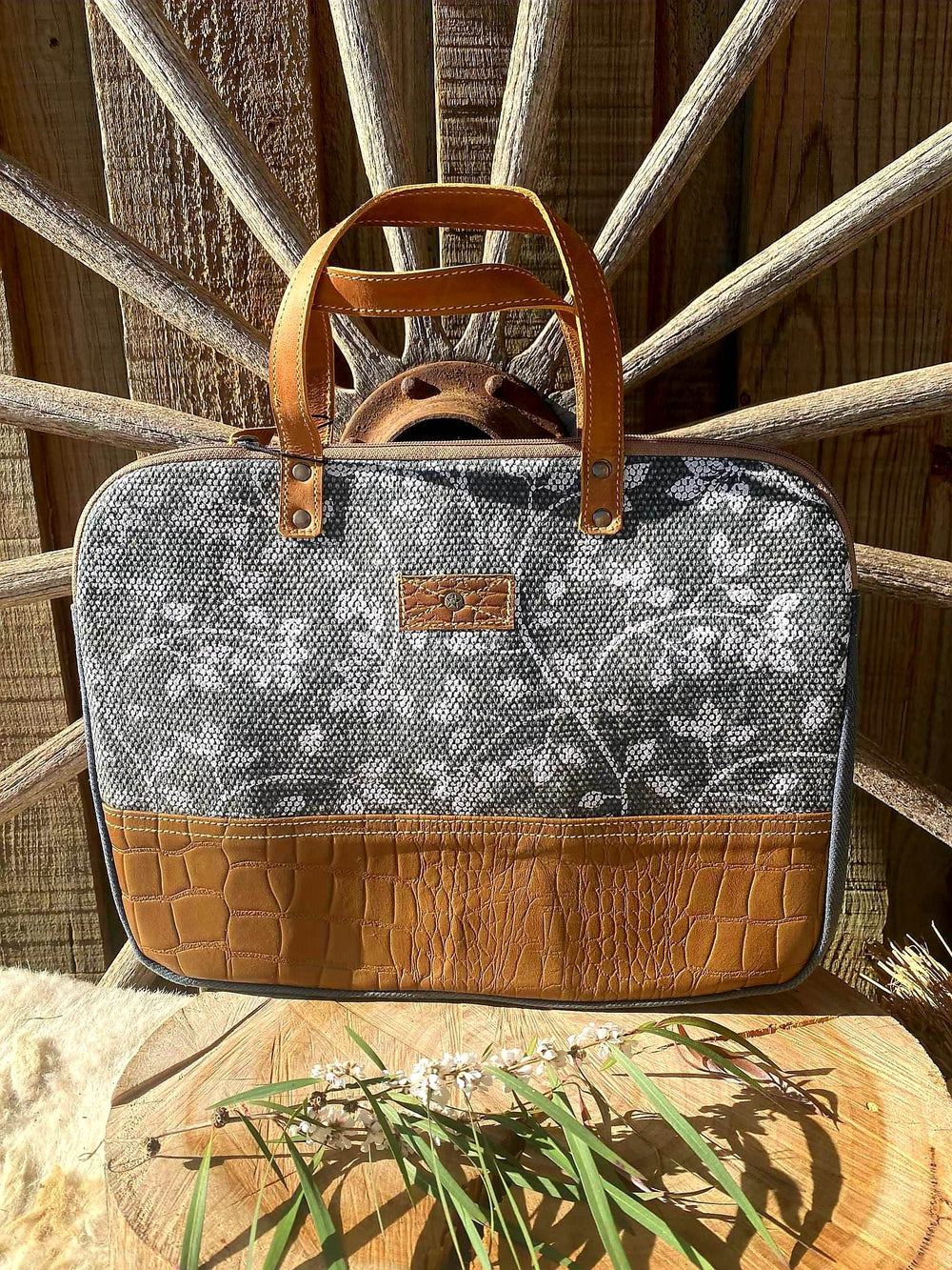 Laptop-  Recycled Canvas Laptop Bag