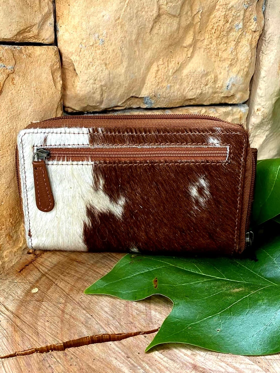 Western Hide & Leather Phone Wallet Purse