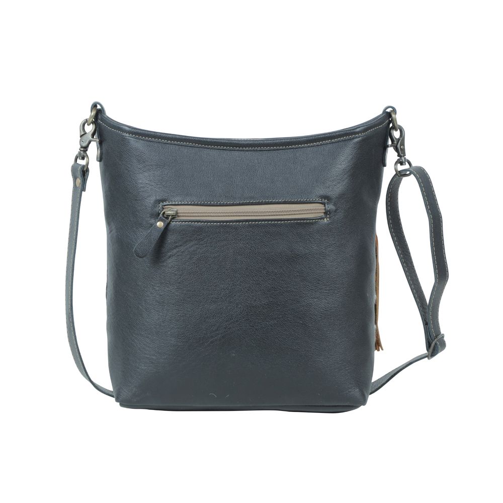 Western Hide & Genuine Tooled Leather Crossbody