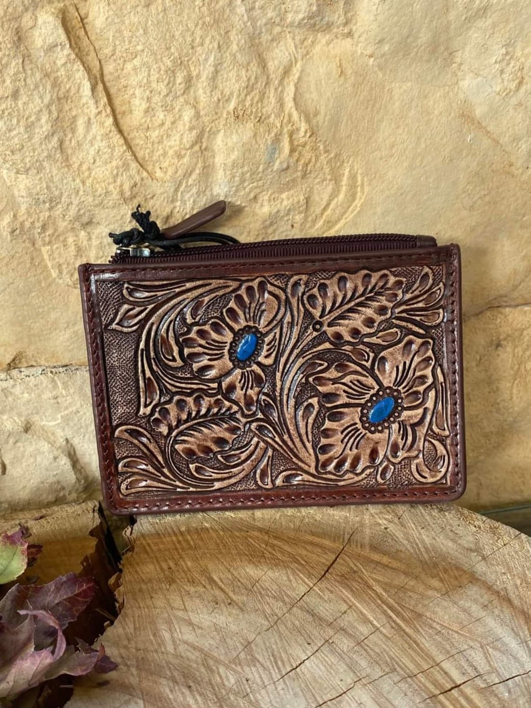 Western Leather Card Holder  wallet