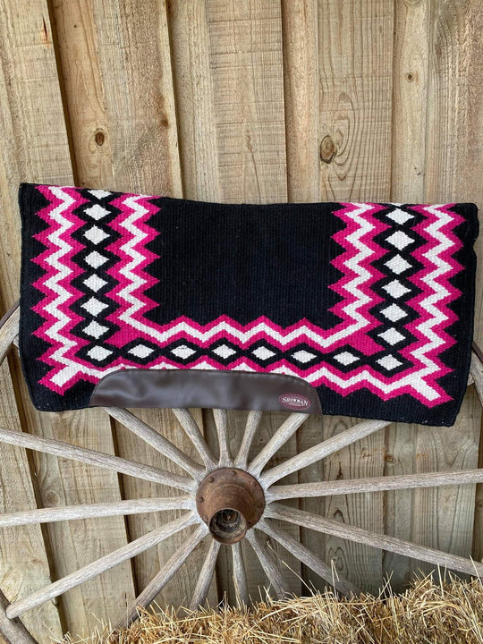 Western Saddle Pad Wool Contoured Cutter Pad 34x36